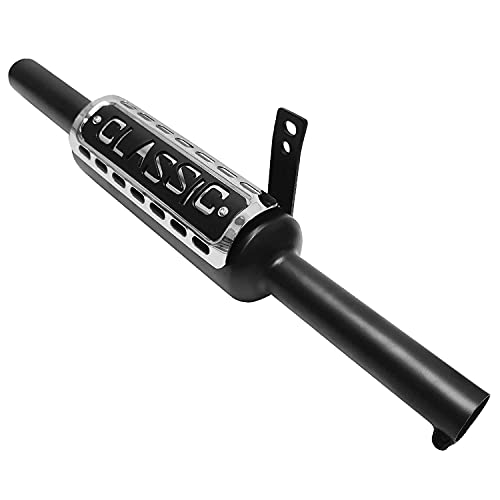 Image of Quality Indori Silencer Compatible with RE Classic 350&500, BS4,BS6 Models (Black).