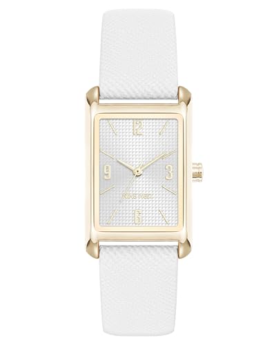 Nine West Women's NW/3208GPWT Saffiano Strap Watch