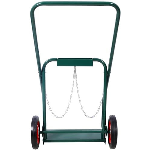 Carro para cilindros de soldadura con ruedas de goma 10 pulgadas miniatura 6