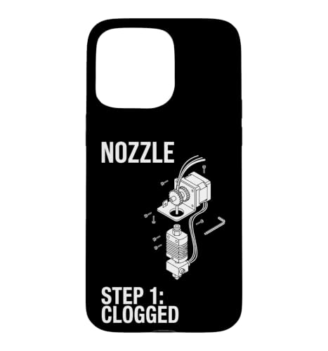 3D Printing Nozzle Step 1 Clogged Extruder Maker �X�}�z�P�[�X iPhone 15 Pro Max �p
