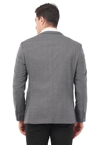 Image of SaintX Men's Premium Formal Blazer || Stretchable Triple Blend Fabric || Slim Fit || Fully Lined || Versatile Stylish Coat for Men || Professional Jacket || All Purpose