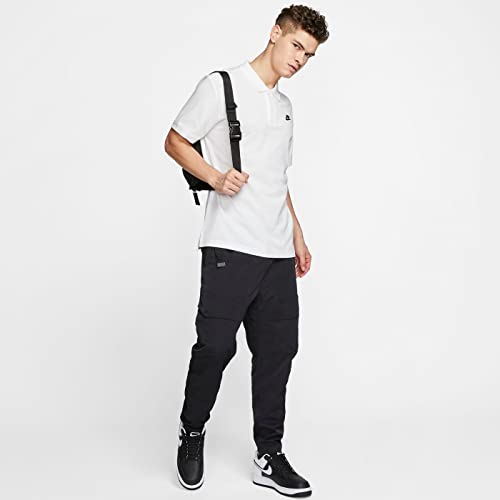 Nike Mens NSW SPE Polo Matchup PQ CJ4456-100 M (White/Black), Medium