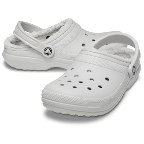 Image of Crocs Unisex-Adult Classic Lined Clog, Atmosphere, 5 Women /3 Men