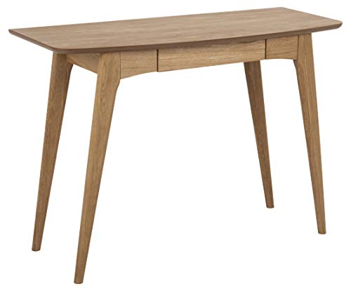 AC Design Furniture Konrad Schreibtisch, B: 105 x H: 74 x T: 45 cm, Geölte Eichenoptik, Eiche Furnier/Holz, 1 Stk