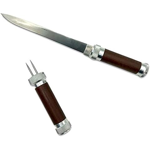 BATTLBOX Lord & Field Fortel Fisherman Knife Atroposknife - Convertible 4” - 7.5" Stainless Steel Blade - Fishing Fillet Knife Cover