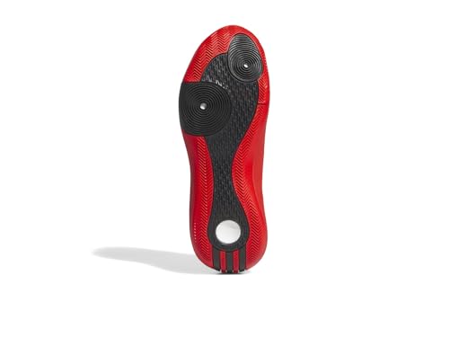 adidas Unisex-Adult Harden Volume 8, Red/Black/Silver Metallic, 9