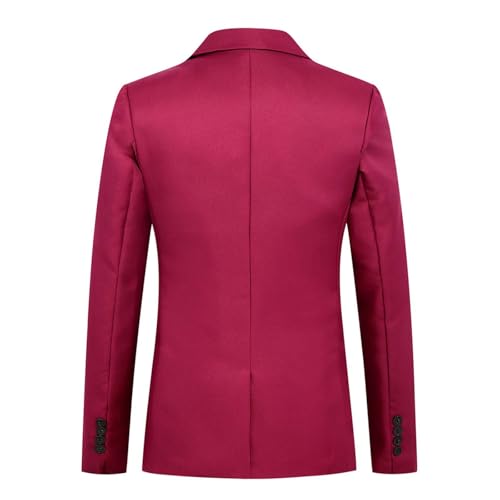 3 Pack Men's Blazers Suit Jacket Business Dressy One Button Pockets Slim Fit Suit Coat Wedding Outfits Jacket4
