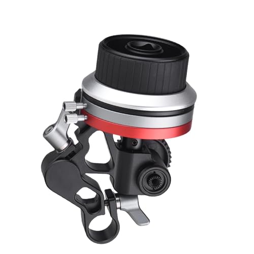 Kavolet Follow Focus para Cámaras, Diseño Compacto y Portátil, ángulo Ajustable, Adecuado para Lentes de Diferentes Tamaños