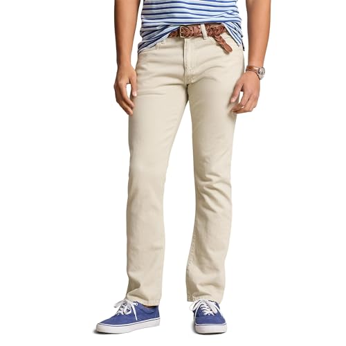 POLO RALPH LAUREN Men's Varick Slim Straight Garment-Dyed Jeans