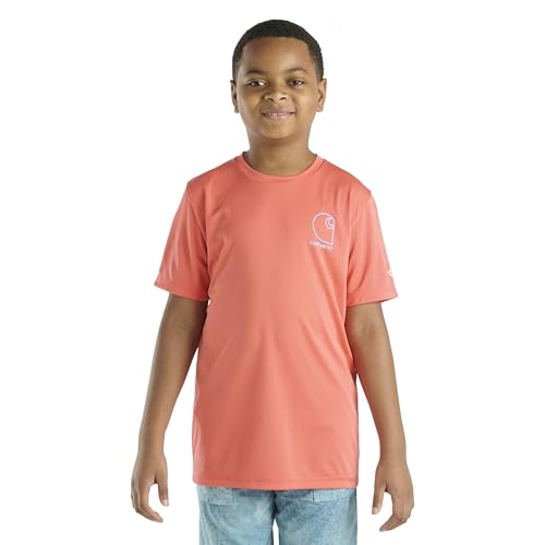 Carhartt Short Sleeve Force Sun Defender T-Shirt Light Orange 4