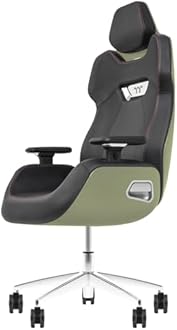 Thermaltake Argent E700 Real Leather Gaming Chair (Matcha Green) Design by Studio F. A. Porsche, GGC-ARG-BMLFDL-01