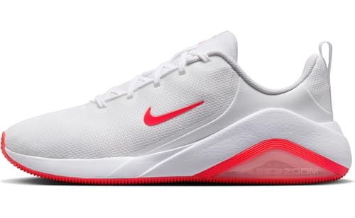 Nike Bella 7 Women's Workout Shoes (FZ1689-101, White/White/Bright Crimson)
