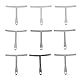 Universal Guitar Gauge Tool, 9-tlg. Gitarren-Unterziehradiusmesser für die Reparatur und Wartung von Gitarren Radius Gauge Guitar Zubehör Für Musikinstrumente