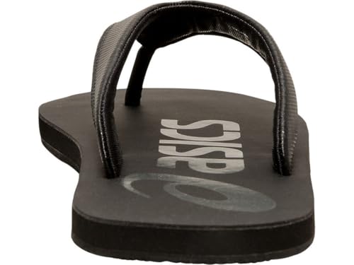Image of ASICS Zorian Bm Black /Dark Grey Slippers - 12 UK (48 EU) (13 US) (1173A008)