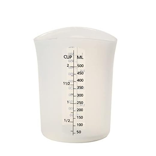 Norpro Silicone Flexible Measuring, Stir and Pour, 2-Cup, shown