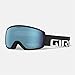Giro Balance Ski Goggles - Snowboard Goggles for Men & Youth - Black Wordmark Strap with Vivid Royal Lens