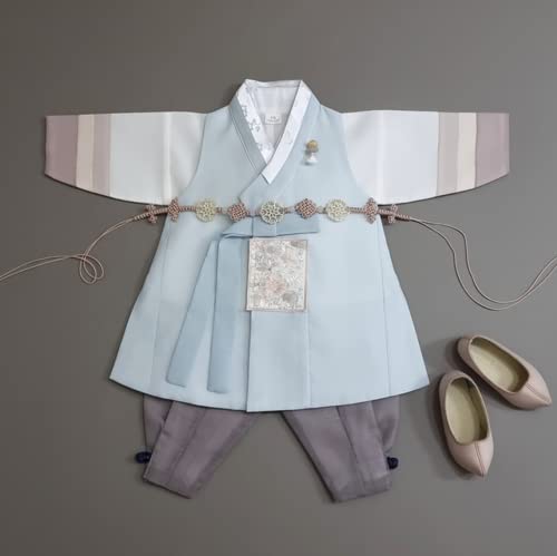 Korean Boy Hanbok 100days~10y/o Korean Traditional Dress 3 Colors Baby Kids Hanbok