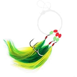 Cebo Para Pescar Caballas U-K Falda Pluma Trolling Cebo Enchufe de Pesca Cebo Caballa Aparejo Aparejos de Pesca Accesorio de Plantilla para curricán, Pesca Flotante y fundiciónBonito diseño