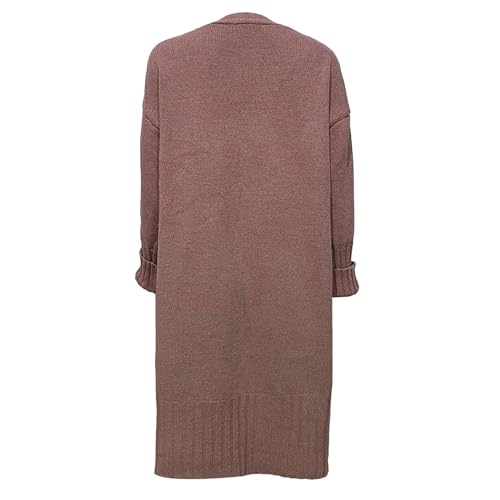 Heevina Cardigan Sweaters for Women Knit Ankle Length Knitted Open Front Long Sleeve Pocket Fall Winter Coat Duster3
