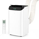 16,000 BTU Inverter Portable Air Conditioner with Remote, Free Stand Cooling Portable AC Unit for Room up to 800 sq.ft, with Dehumidifier & Fan,Dual Hose,Windows Kit,Quiet Sleep Mode(45dB)