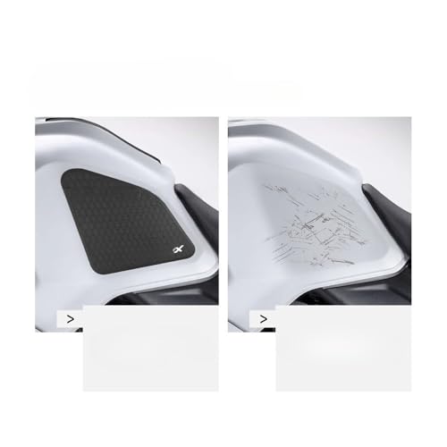 Protection Réservoir Moto Desert X 2022 Autocollants Latéraux Noir - 3