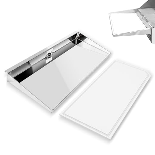 Estante rectangular para parrilla con tabla extraíble miniatura 1
