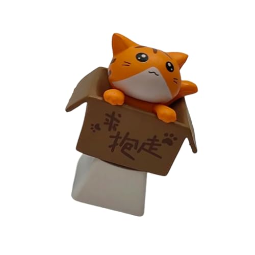 Adorabile compagno di lavoro per animali domestici: questo grazioso copritasti a forma di gattino presenta un adorabile motivo animale, aggiungendo un tocco di divertimento alla tua tastiera meccanica