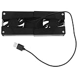 Station d'accueil avec support de refroidissement pour ordinateur portable : sa base est dotée de pieds antidérapants surélevés pour une meilleure stabilité, support pour ordinateur portable à poser sur un bureau