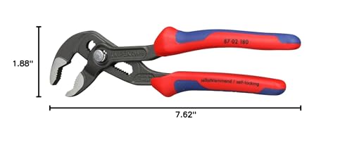 Knipex 8702180 7-/14-Inch Cobra Pliers - Comfort Grip