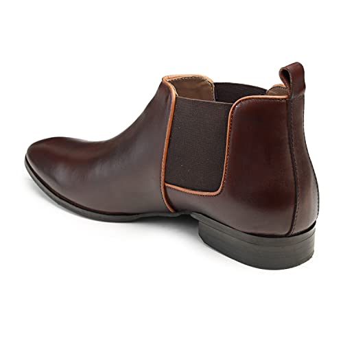 Image of LOUIS STITCH Men's Demesure Unerobe Italian Handmade Genuine Leather Formal Boots Shoes