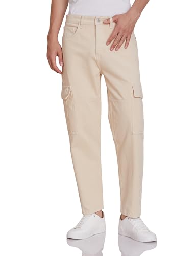 Image of Amazon Brand - Symbol Men's Baggy Cargo Jeans (Loose Fit | 100% Cotton)