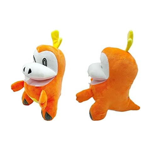 Lmlly 25cm Sprigatito Plush Doll Japan Movie Anime Cat Sprigatito Green Fox Fuecoco Quaxly Stuffed Toy Birthday Gift For Kids (B) Cover