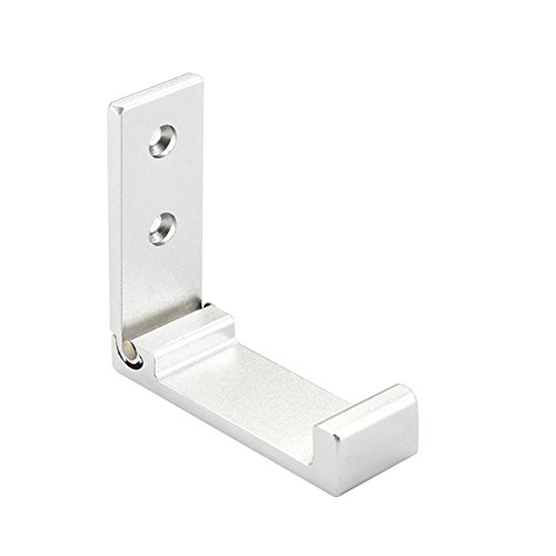 tingtin Decoración del gabinete Gancho de Ropa Gancho de Montaje en Pared Aluminio Innovador Adhesivo Colgador de Pared para la Cocina Baño Oficina Closet Duty Percha Toallero