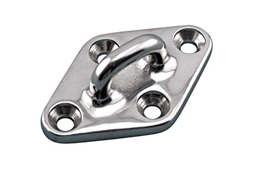 Marine Grade Stainless Steel 316 Heavy Duty Diamond Pad Eye