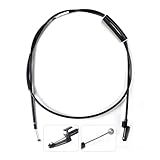 Color: negro ANJASY CITALL - Cable de liberación de cierre de capó 8E1823531B 8E1823531C 8E1823531D compatible con Audi A4 Quattro B6 2001-2003 2004 2005