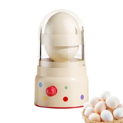 GkgWuxf Girador de huevos, máquina manual de huevos dorados, herramientas de cocina portátil, licuadora pequeña para cocinar, mezclar, hogar, restaurante, apartamento, viajes, camping, caravana, viaje