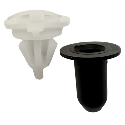 Upper Door Cover Strip Scuff Molding Trim Clip Grommet Kit 20 Sets 3C0853585 3C0853586 Fits VW Tiguan Atlas, Atlas Cross Sport Passat Touareg Beetle CC Taos Skoda Yeti; Grommet Fits Audi Q3 Q5 RS5 SQ5