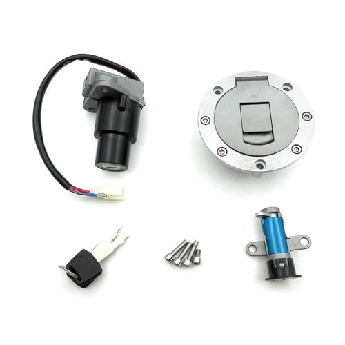 Kit de cerradura con llave Tapa Tanque De Combustible, 1 Juego Para Yamaha TZR125 TZM150 TZR150 TDM850 TZR TZM TDM 125 150 850 Llave De Bloqueo Del Asiento Del Interruptor De Encendido Motocicleta