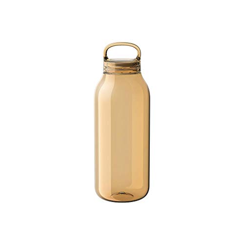 Kinto Bouteille d'eau 500 ml Ambre gourde design transparente - 2