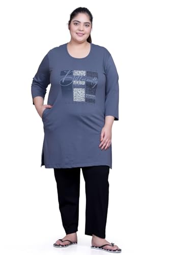 Image of RYSH Women's Plus Size Printed Long Top