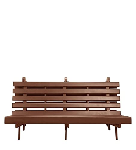 Image of Sheesham Wood 3 Seater Sofa Cum Bed for Living Room Solid Wooden Sofa Bed Furniture for Home Office (Walnut)