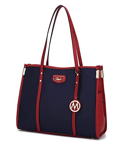 MKF Collection Women's Shoulder Bag, PU Leather Ladies Satchel Handbag – Top Handle Tote Bag Fashion Purse by Mia K