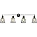 Innovations 215-BK-G142 Four Light Bath Vanity from Franklin Restoration Collection, Black
