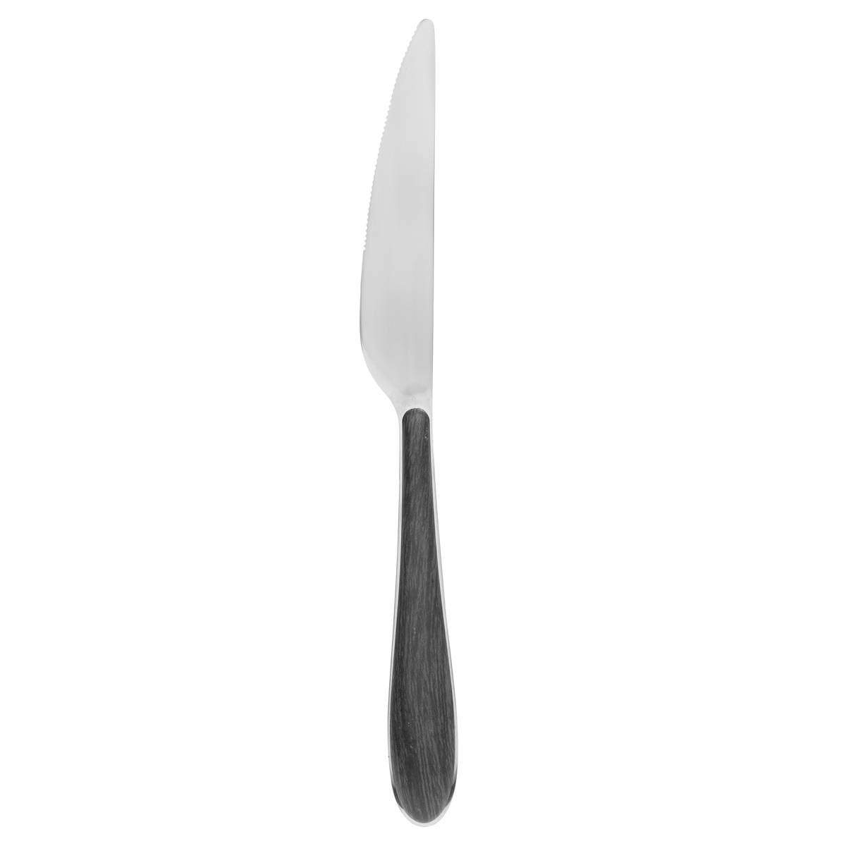 Set de Couverts pour 6 Personnes Marc, Bois foncé, Couleur:Grau