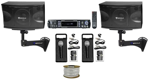 Rockville Bundle: Pair RV KPS80 8
