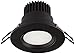 DOPROWADZIŁO Sufit Downlight 3W wpuszczony DOPROWADZIŁO Spotlight Downlight Sufitowy Oprawa Światła Black Round Panel Wash Lampa ścienna - Wodoodporna oszczędzanie energii Lampa akcentowa do łazienki