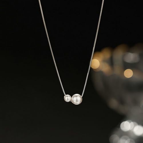Collier à breloques en argent cadeau idéal avec pendentif perles - 2