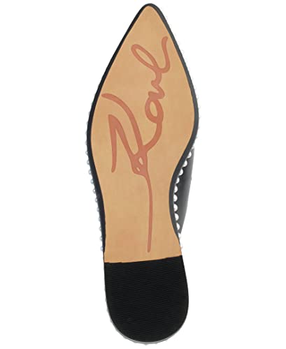 Image of Karl Lagerfeld Women's Vyra Studded Slip on Loafer Mule with Pointed Toe