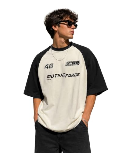 Image of ColorChakra Oversized Tshirt for Mens Down Shoulder Loose fit t-Shirt Men Oversize t-Shirt M to 4XL