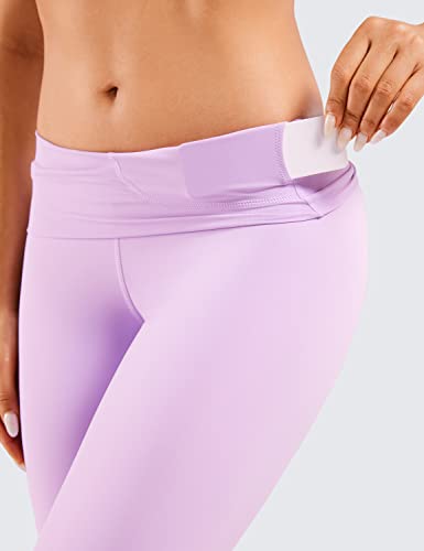 Image of CRZ YOGA Naked Feeling Leggings 25'' | Sleek, Decent Compression, Yoga, Hidden Waistband Pocket, for Women